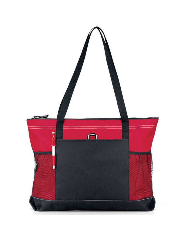 Gemline Select Zippered Tote RED