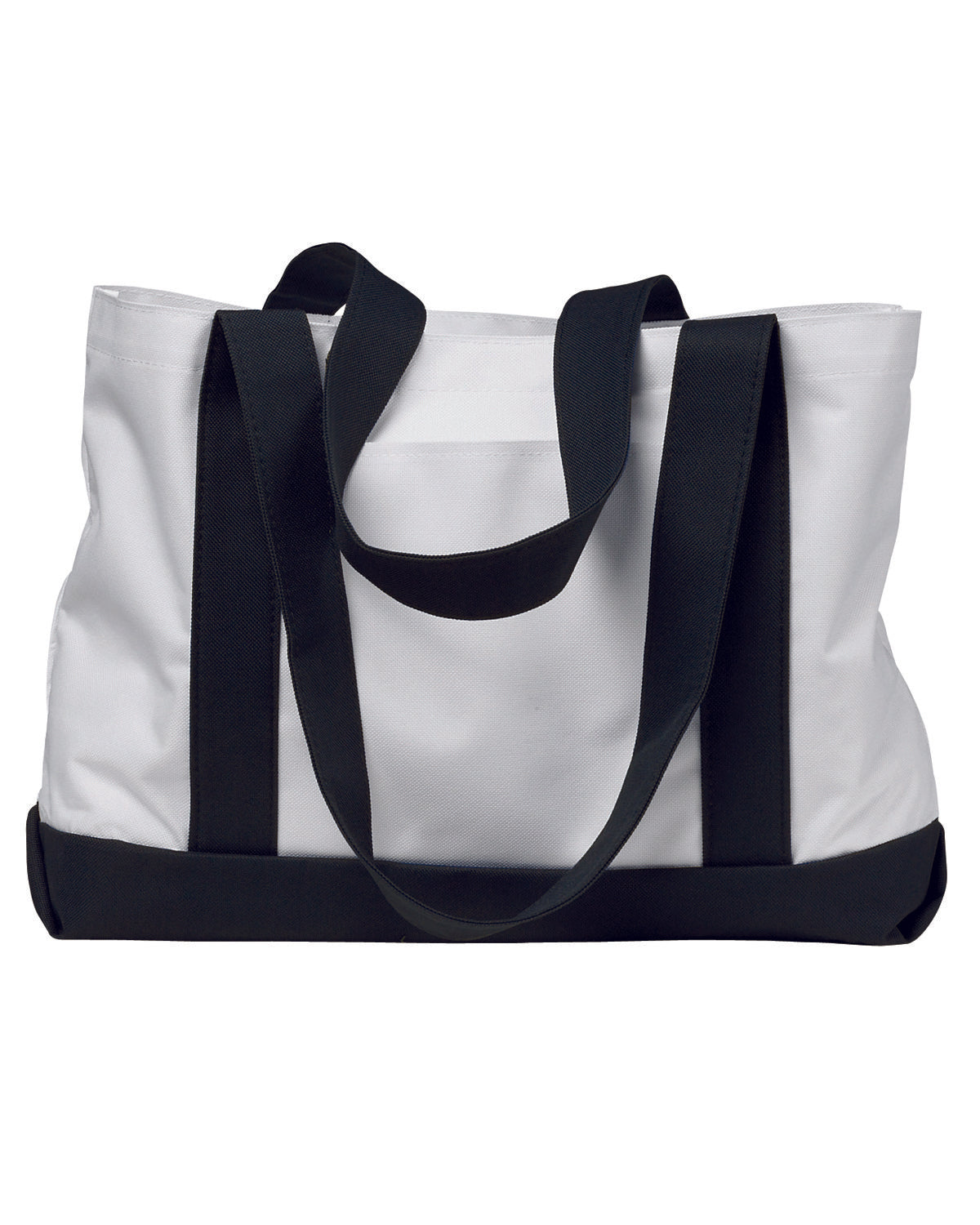 Liberty Bags P & O Cruiser Tote WHITE BLACK