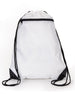 Liberty Bags Zipper Drawstring Backpac WHITE