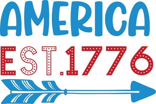 America Est. 1776-02   Ready to Press DTF Heat Transfers