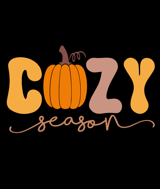 Cozy Season Pumpkin- Ready to Press DTF Heat Transfers