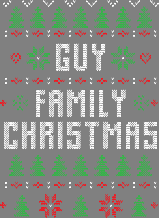 Guy Ugly Christmas Sweater Party Ready to Press DTF Heat Transfers