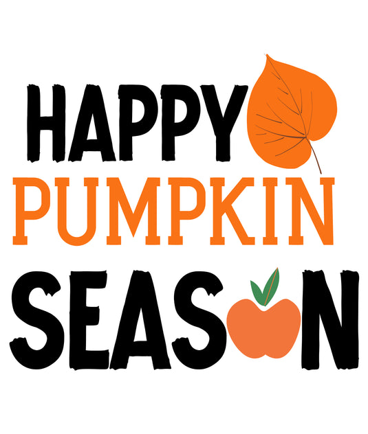 Happy Pumpkin Season 2-01- Ready to Press DTF Heat Transfers