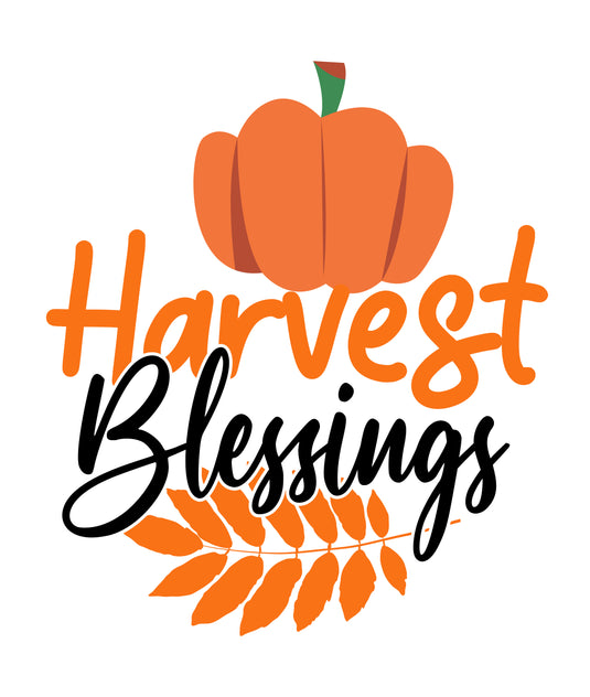 Harvest Blessings-01- Ready to Press DTF Heat Transfers