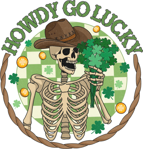 Howdy Go Lucky Ready To Press DTF Heat Transfers
