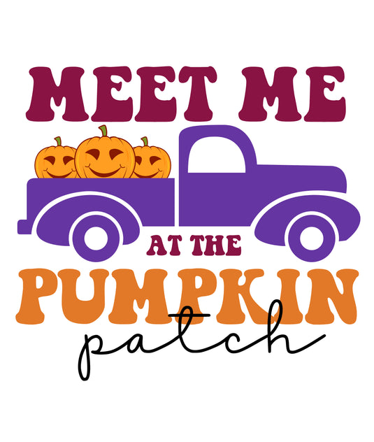 Meet Me at the Pumpkin Patch Ready to Press DTF Heat Transfers