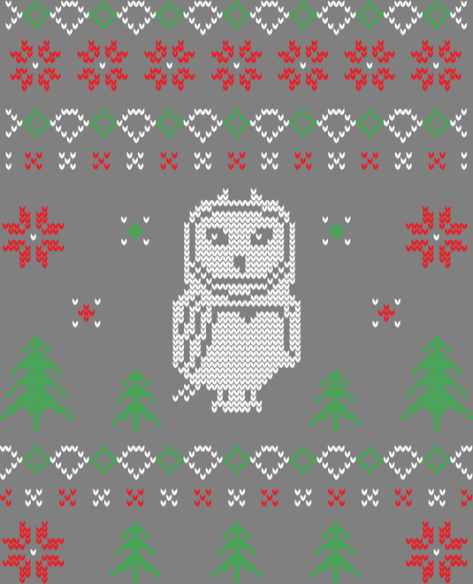 Owl Ugly Christmas Sweater Party Ready to Press DTF Heat Transfers