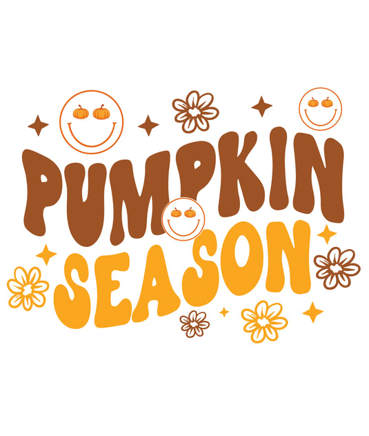 Pumpkin Season Ready to Press DTF Heat Transfers