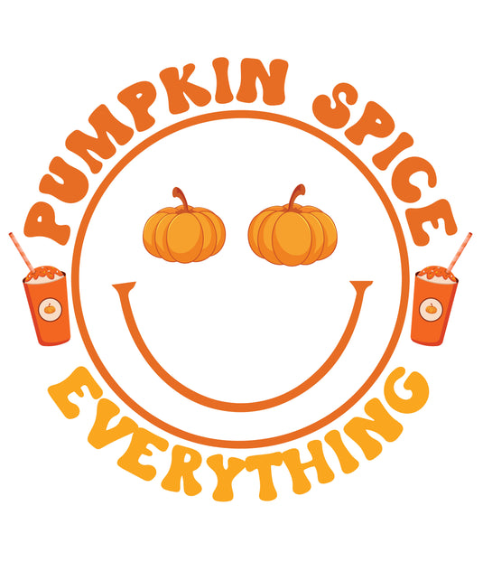 Pumpkin Spice Everything Ready to Press DTF Heat Transfers