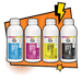 Premium CMYK DTF Ink - 1 liter