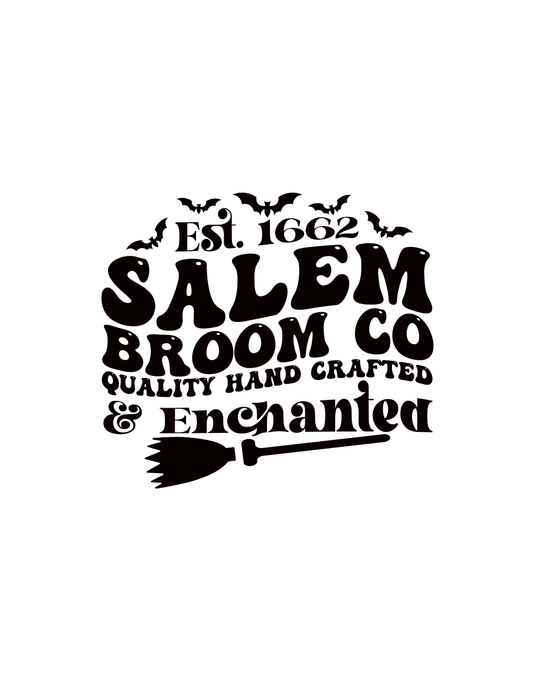 Salem broom Ready to Press DTF Heat Transfers