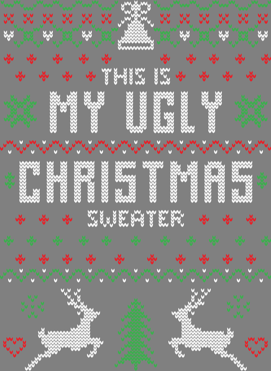 This Is My Ugly Christmas Sweater Party Ready to Press DTF Heat Transfers