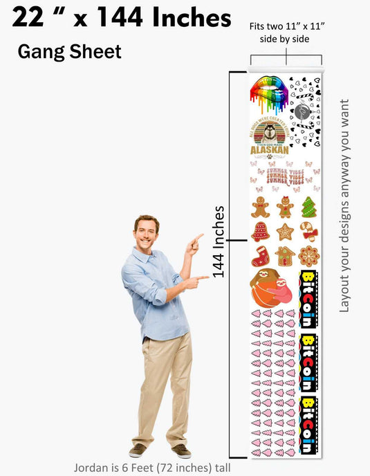 DTF Gang Sheet Builder- Multiple Sizes