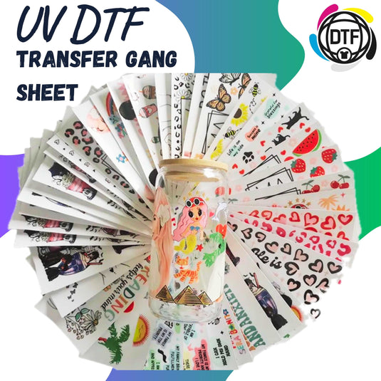 UV DTF Transfers Gang Sheets
