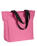 BAGedge Polyester Zip Tote PINK