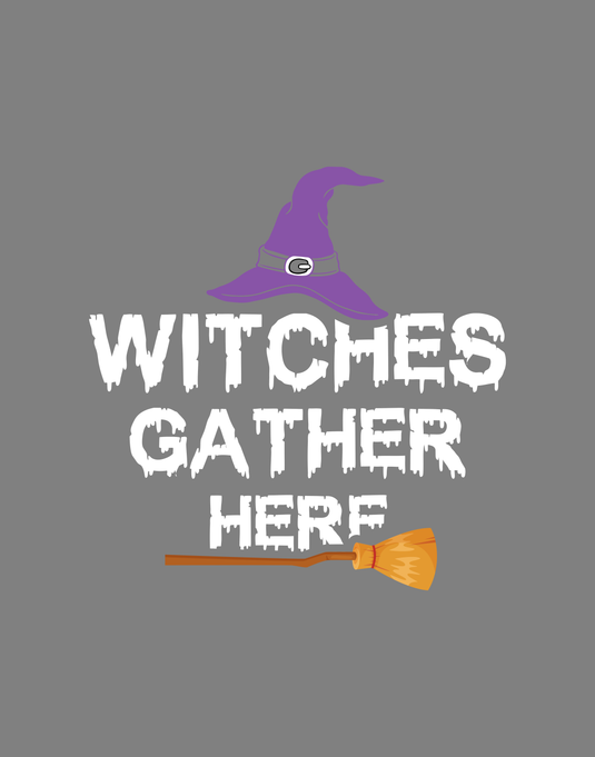 Witches Gather Ready to Press DTF Heat Transfers
