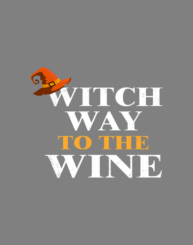 Witch Way to the Wine Ready to Press DTF Heat Transfers